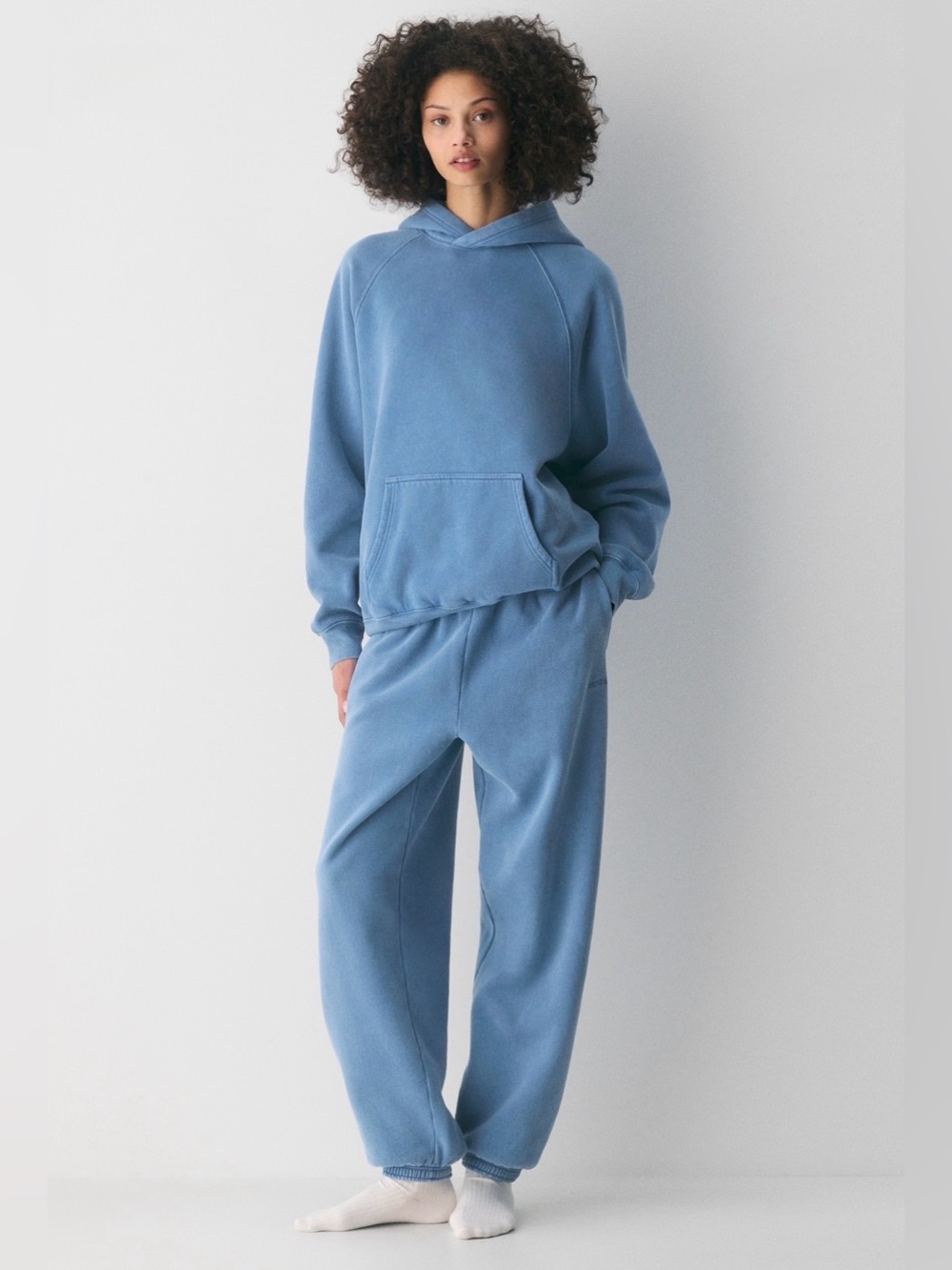 Aritzia Cozy Sweatfleece Mega Sweatpants | No Stress Blue | Size S